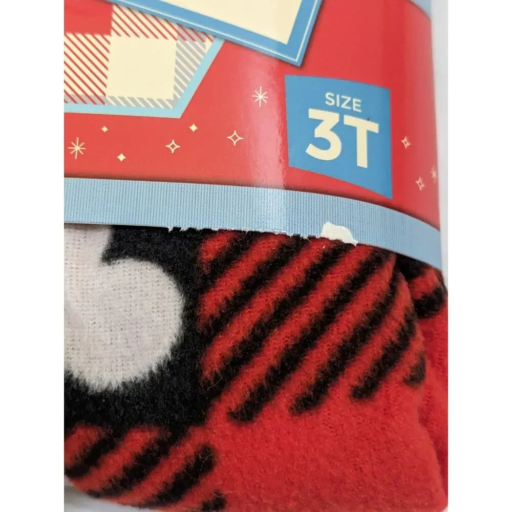 Disney Mickey Mouse 100 Years Toddler 3T Blanket Sleeper With Hat New Retro - Picture 4 of 5